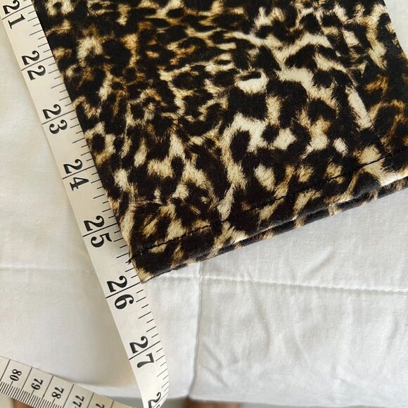JEN7 by 7 FOR ALL MANKIND NEW! Leopard Print ANKLE SKINNY Jeans Sz 0 - Picture 9 of 9
